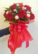 XX (9-12) Red Chinese Roses with XX Red-wrapped Chocolates